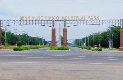 1 vị trí phát triển khu công nghiệp mình hưng sikico 7370M2 ĐẤT Ở THỔ CƯ QUỐC LỘ 14,  MINH HƯNG ,TÂN HIỆP, HỚN QUẢN, BÌNH PHƯỚC - 4.8 TỶ - SỔ ĐỎ